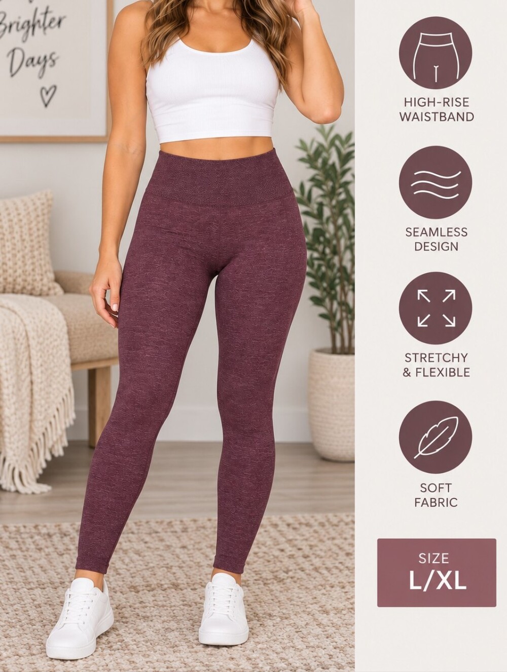 One5One Seamless Leggings – Size L/XL NWT